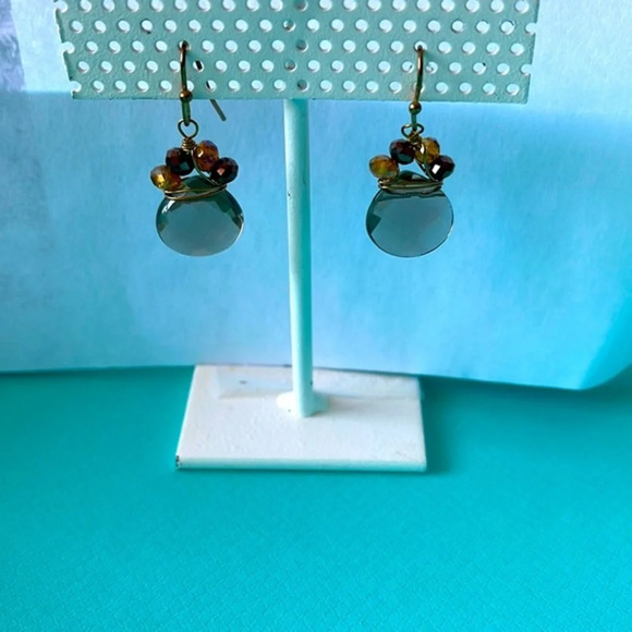 WA Studios Jewelry - WA Studio Topaz crystal earrings